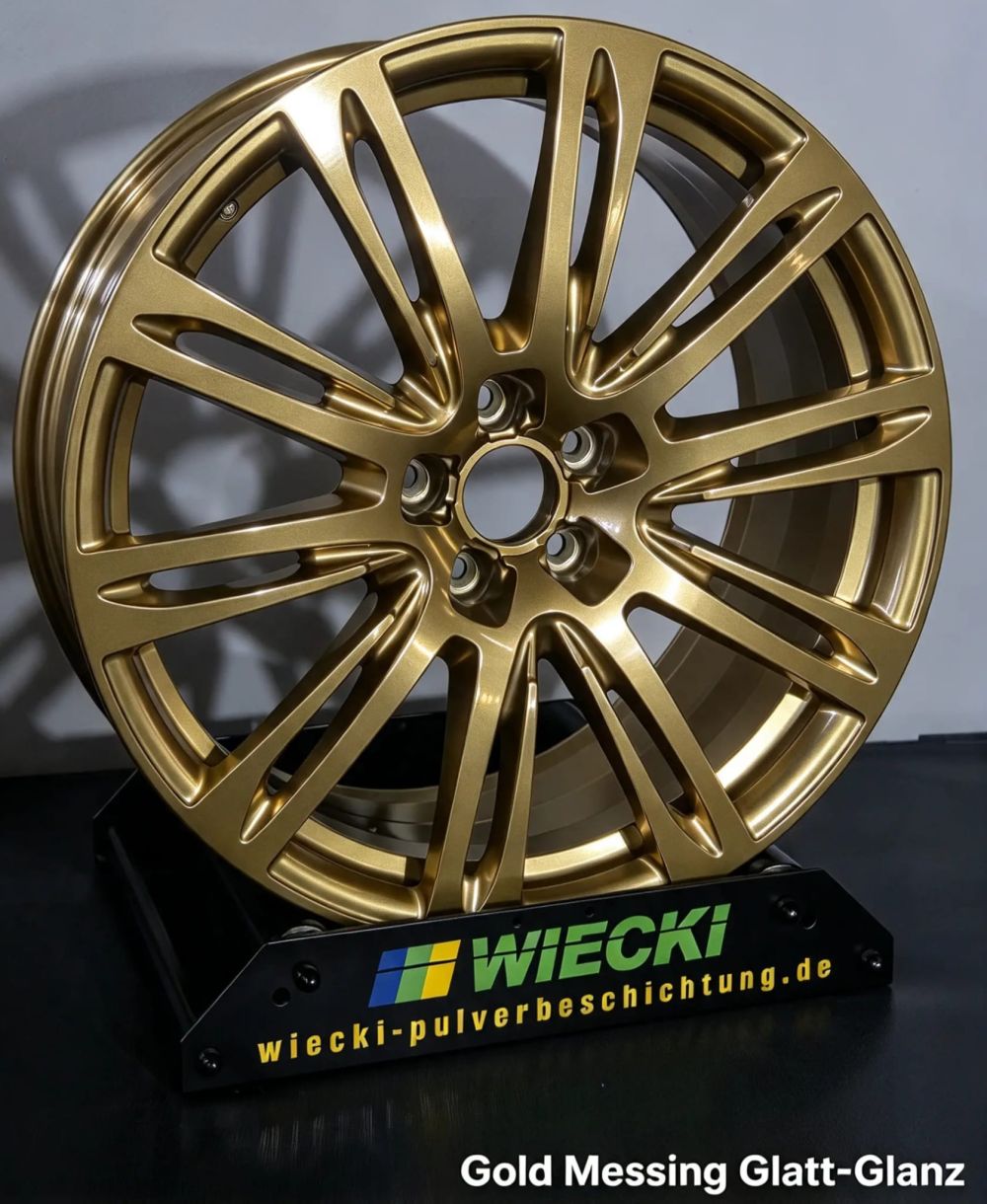 Gold Messing Glatt-Glanz