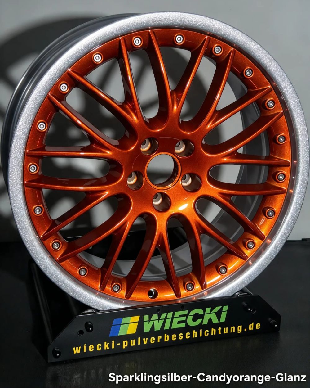 Sparklingsilber-Candyorange-Glanz